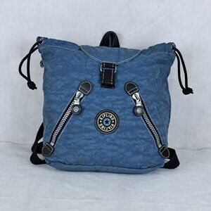 Kipling Rare Vintage Backpack Rucksack Blue bag - Authentic - Gently Used